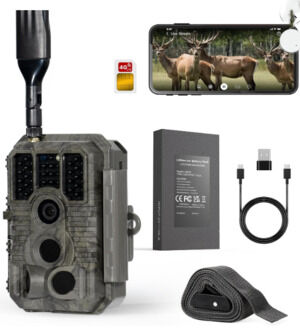 GardePro X60 Pro Max 2025 Cellular Trail Camera 32GB Memory Live View